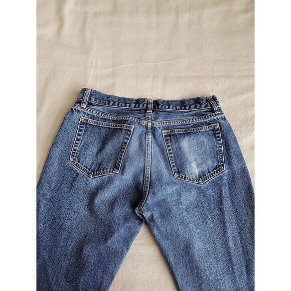 J Crew Mens 32x29 Jeans Urban Slim Fit Straight Cotton Distressed Mid Rise Blue - Picture 16 of 16